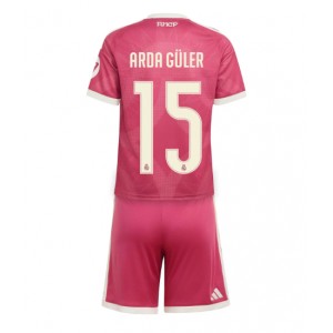 Real Madrid Arda Guler #15 Jalkapallovaatteet Lasten Kolmas peliasu 2026-27 Lyhythihainen (+ Lyhyet housut)